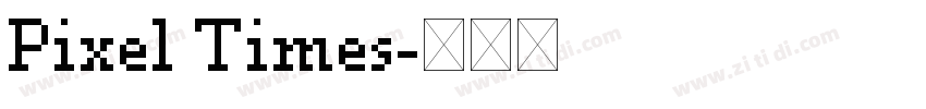 Pixel Times字体转换